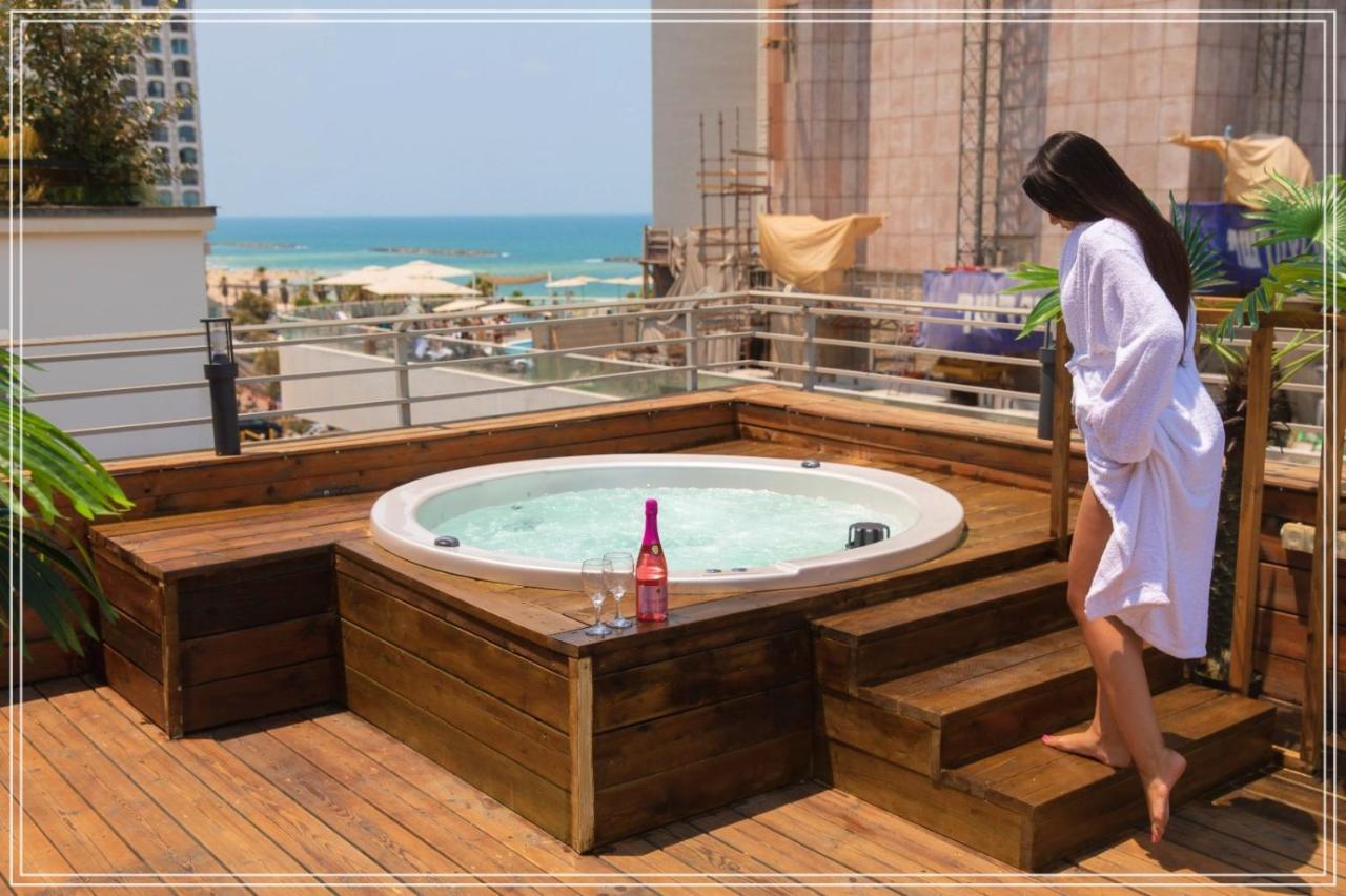 Beach Boutique Hotel And Spa By Tlv Hotels Tel Aviv Bagian luar foto